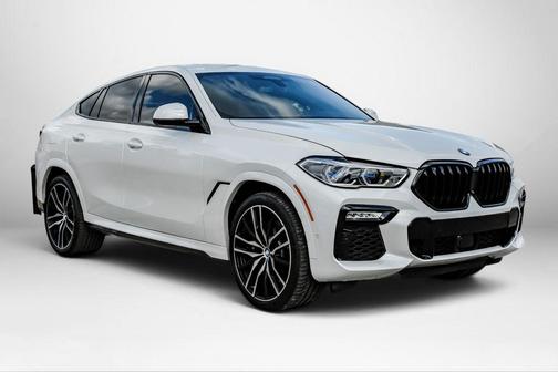Mineral White Metallic 2021 BMW X6 M50i