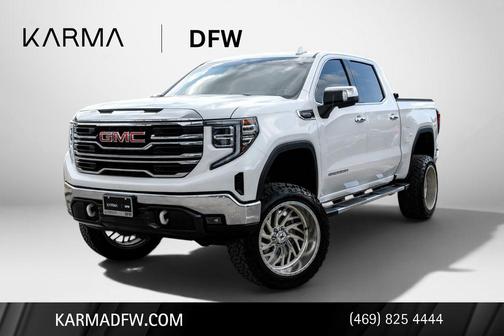 White Frost Tricoat 2023 GMC Sierra 1500 SLT