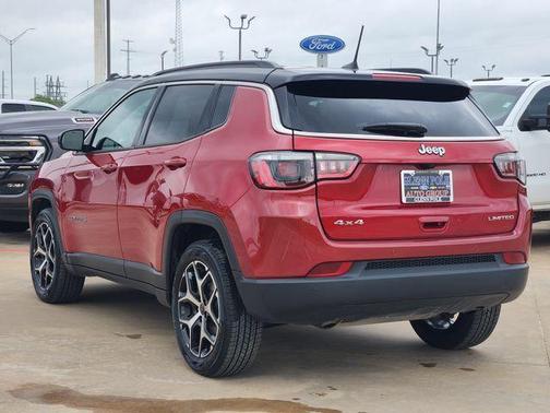 Red 2025 Jeep Compass Limited
