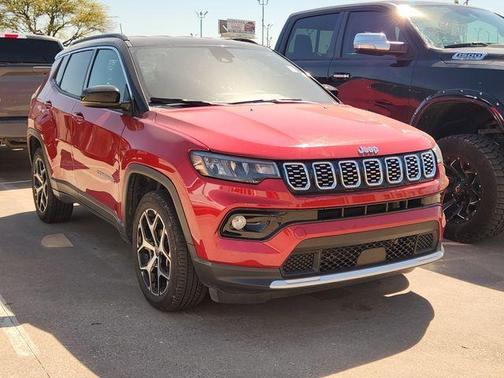 Red 2025 Jeep Compass Limited