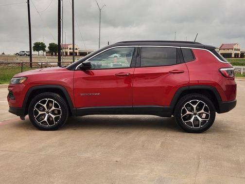 Red 2025 Jeep Compass Limited