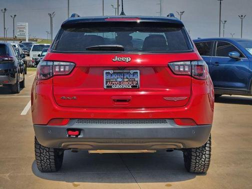 Red 2025 Jeep Compass Trailhawk