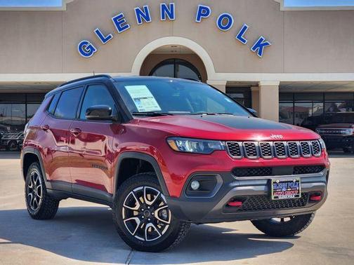Red 2025 Jeep Compass Trailhawk