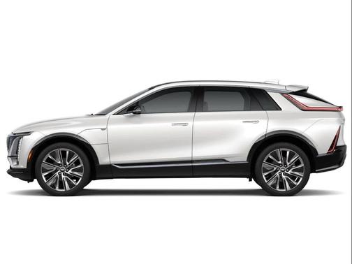 Crystal White Tricoat 2024 Cadillac LYRIQ Luxury