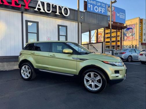 Green 2012 Land Rover Range Rover Evoque Pure Plus