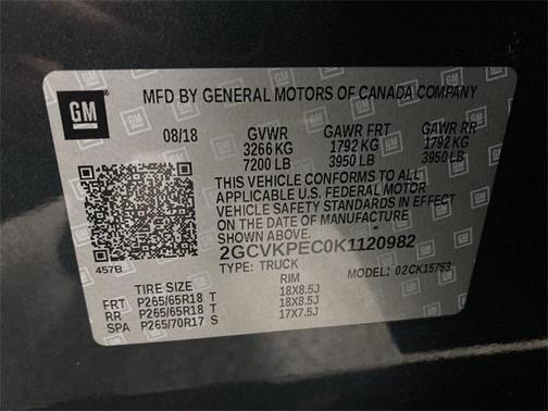 2019 Chevrolet Silverado 1500 2LT