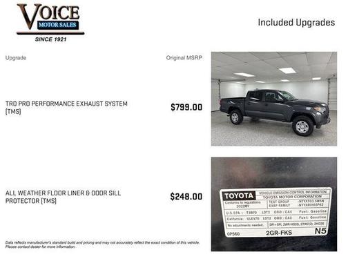 2022 Toyota Tacoma SR