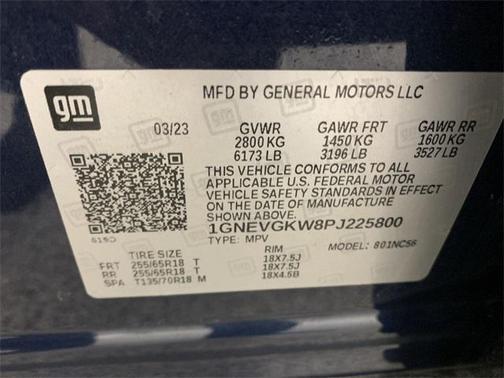 2023 Chevrolet Traverse LT Cloth
