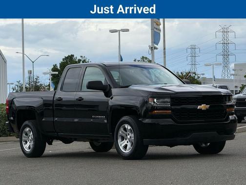 Black 2017 Chevrolet Silverado 1500 Custom
