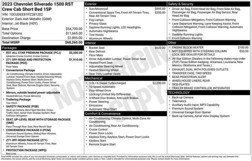 2023 Chevrolet Silverado 1500 RST
