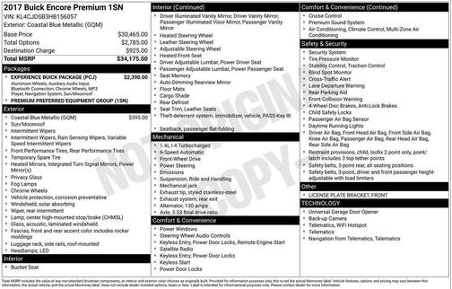 2017 Buick Encore Premium