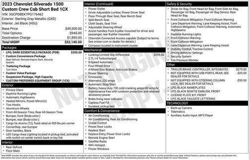 2023 Chevrolet Silverado 1500 Custom