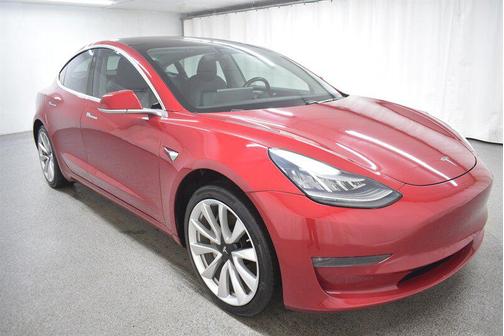 Red Multi-Coat 2018 Tesla Model 3 Long Range