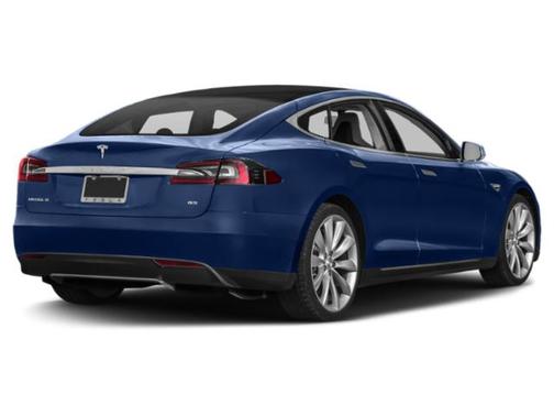 Deep Blue Metallic 2015 Tesla Model S 70D