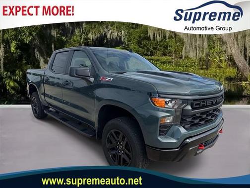 Cypress Gray 2026 Chevrolet Silverado 1500 Custom Trail Boss