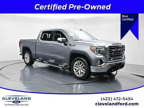 Satin Steel Metallic 2021 GMC Sierra 1500 SLT
