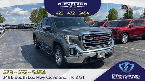 Satin Steel Metallic 2021 GMC Sierra 1500 SLT