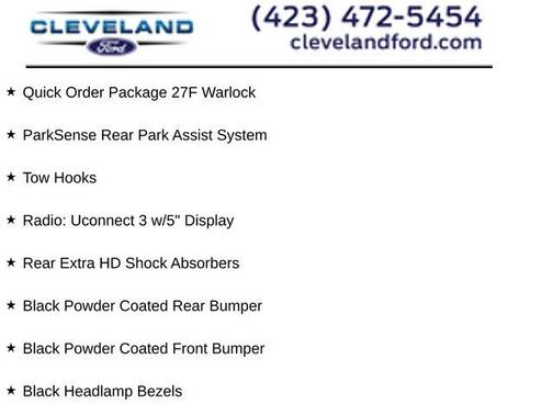 2019 RAM 1500 Classic Warlock