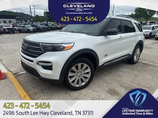 STAR WHITE MET TRI-COAT 2023 Ford Explorer KING RANCH