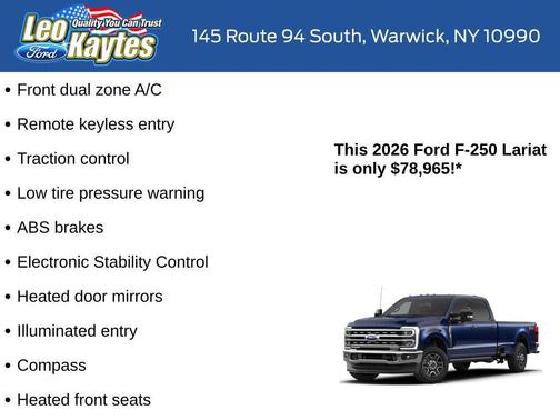 2026 Ford F-250 Lariat