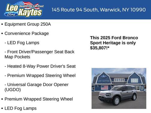 2025 Ford Bronco Sport Heritage