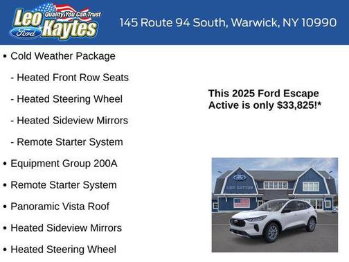 2025 Ford Escape Active