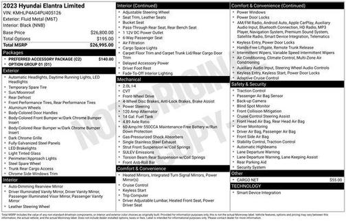 2023 Hyundai ELANTRA Limited