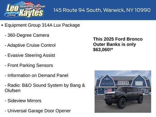 2025 Ford Bronco Outer Banks