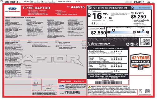 2020 Ford F-150 Raptor