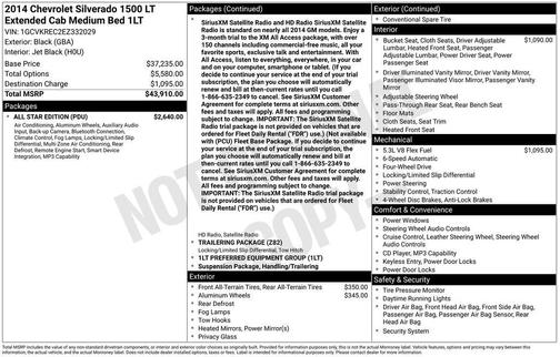 2014 Chevrolet Silverado 1500 1LT