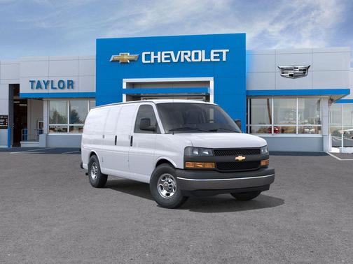 Summit White 2025 Chevrolet Express 3500 RWD 3500 Regular Wheelbase WT