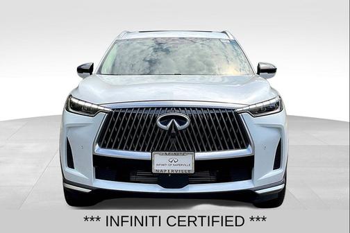Radiant White 2026 INFINITI QX60 LUXE AWD