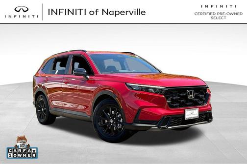 Radiant Red Metallic 2026 Honda CR-V Hybrid Sport-L FWD