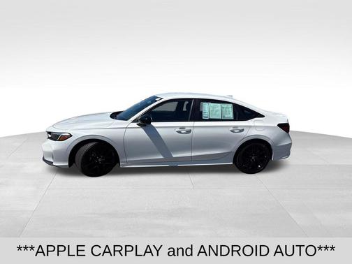 Platinum White Pearl 2025 Honda Civic Sport