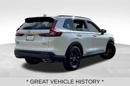 Platinum White Pearl 2026 Honda CR-V Hybrid Sport-L FWD