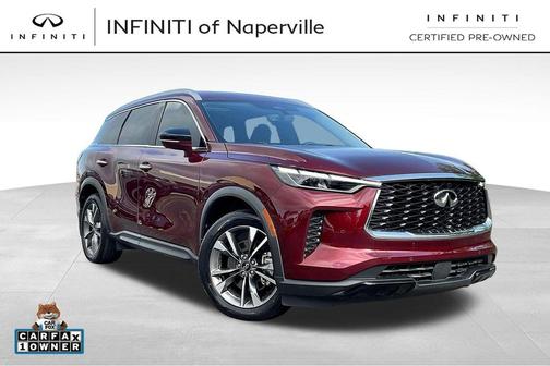 Bordeaux 2023 INFINITI QX60 Luxe