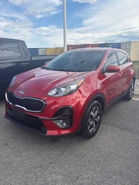 Red 2022 Kia Sportage LX