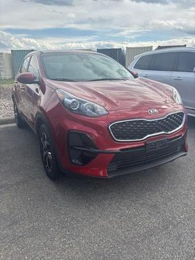Red 2022 Kia Sportage LX