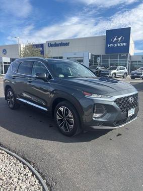 Gray 2019 Hyundai SANTA FE Limited