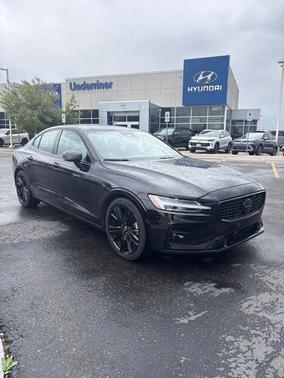 Black 2024 Volvo S60 B5 Plus Black Edition