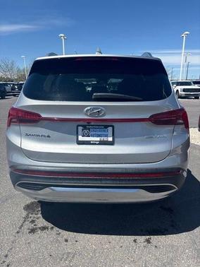 Shimmering Silver 2023 Hyundai SANTA FE HEV Limited