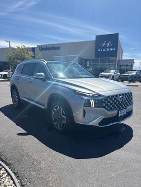 Shimmering Silver 2023 Hyundai SANTA FE HEV Limited