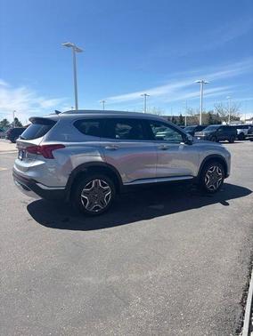Shimmering Silver 2023 Hyundai SANTA FE HEV Limited