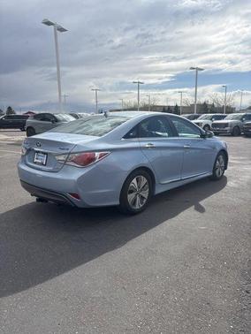 Blue Sky Metallic 2013 Hyundai SONATA Hybrid Limited