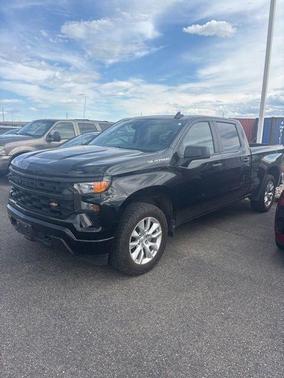 Black 2023 Chevrolet Silverado 1500 Custom
