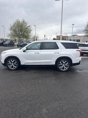 White 2020 Hyundai PALISADE SEL