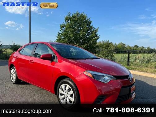 Barcelona Red Metallic 2015 Toyota Corolla LE Sedan
