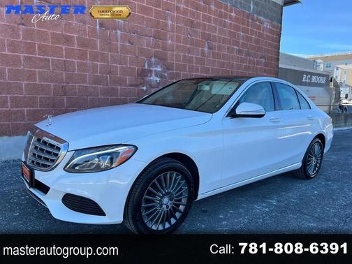 White 2015 Mercedes-Benz C-Class C 300 4MATIC Luxury Sedan