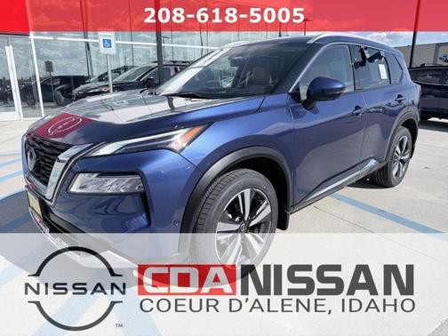Caspian Blue 2023 Nissan Rogue Platinum