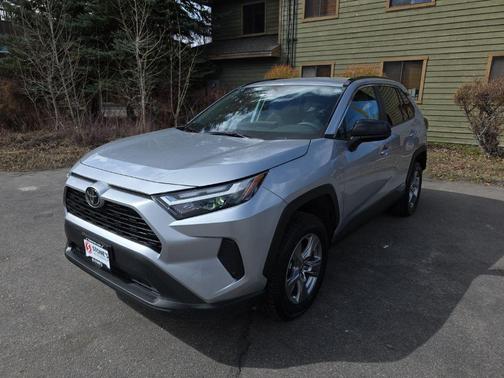 Silver Sky Metallic 2025 Toyota RAV4 Hybrid LE